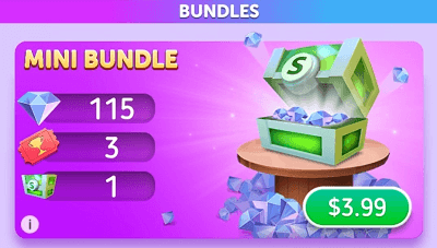 Mini Bundle from the Shop in Scrabble Go