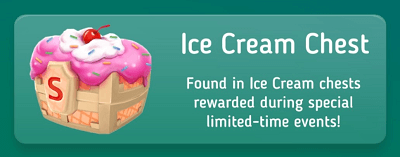 Ice Cream Chest from Scrabble Go