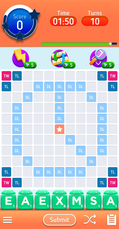 Rush tournament in Scrabble Go